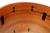 The beautiful, richly dark bubinga can only be seen on the inside of the shells and bass drum hoops